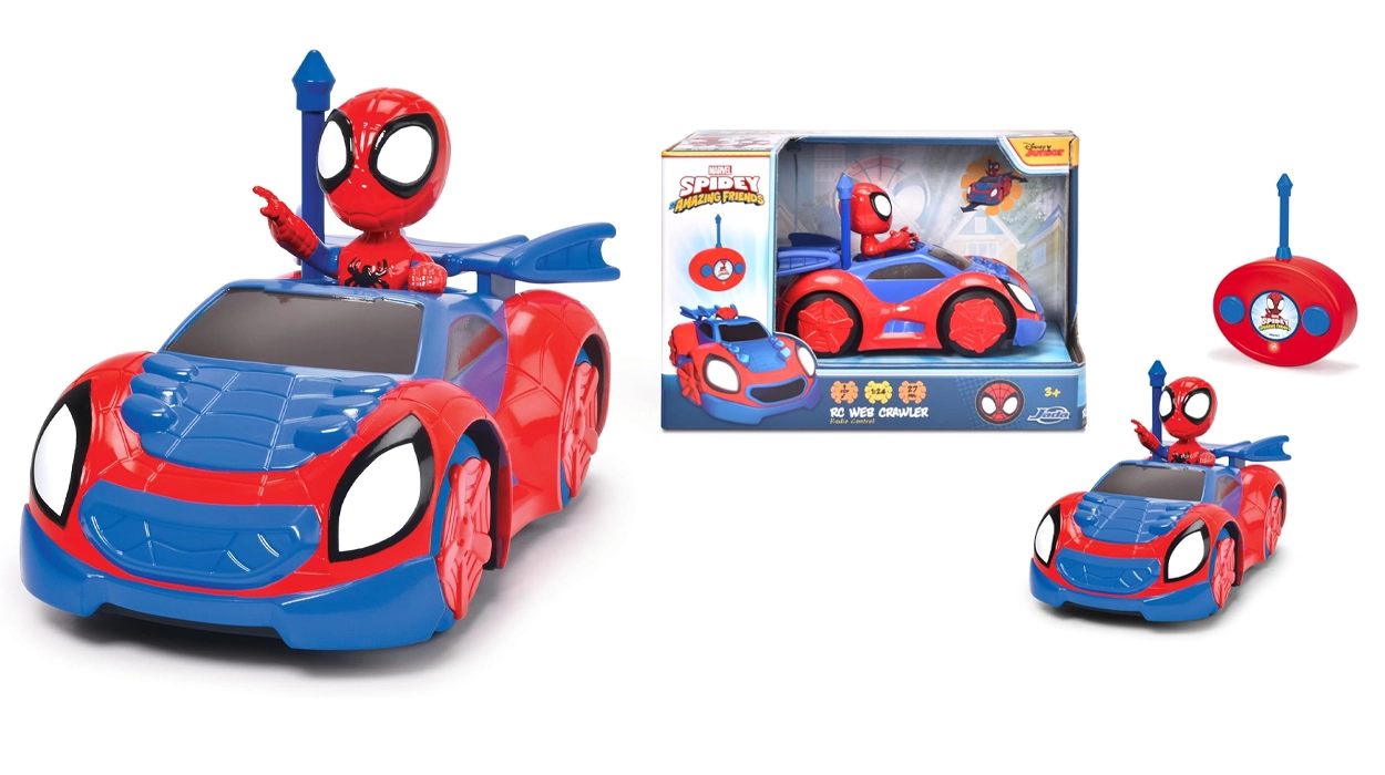 Vehículo radiocontrol Spidey Web Crawler de Jada