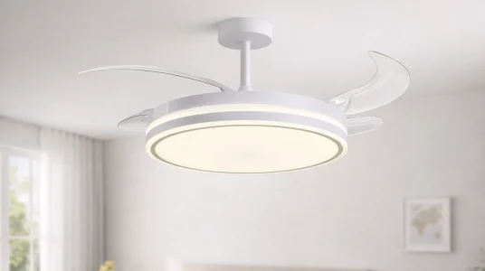 Ventilador de techo retráctil LED Mellerware Brizy