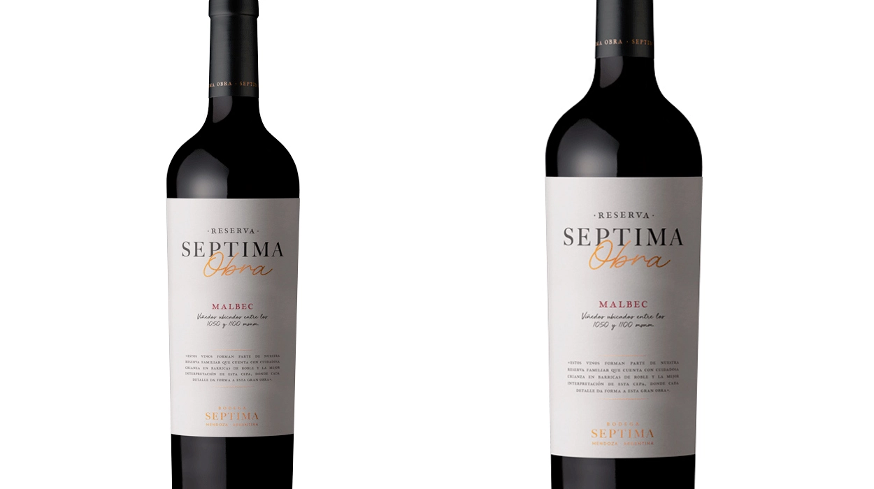 Vino tinto Séptima Obra Malbec Reserva Mendoza, Argentina