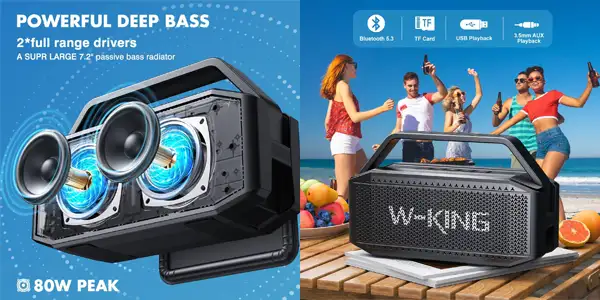 W-King Altavoz Bluetooth oferta
