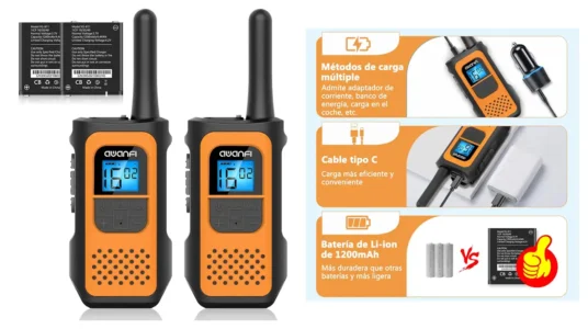 Walkie Talkie recargable Awanfi barato