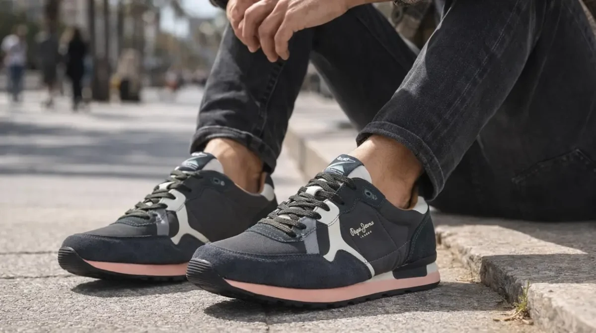 Actualiza tus mejores looks urbanos con estas zapatillas Pepe Jeans Brit Prints de piel para hombre que hoy caen de precio al mínimo
