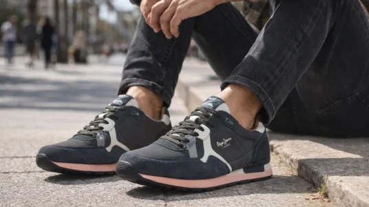 Zapatillas Pepe Jeans Brit Prints de piel