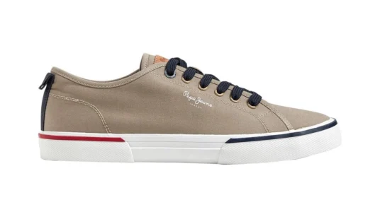 Zapatillas Pepe Jeans Kenton Smart color camel para hombre baratas