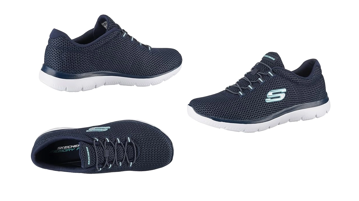 Zapatillas Skechers Summits Lite en azul marino