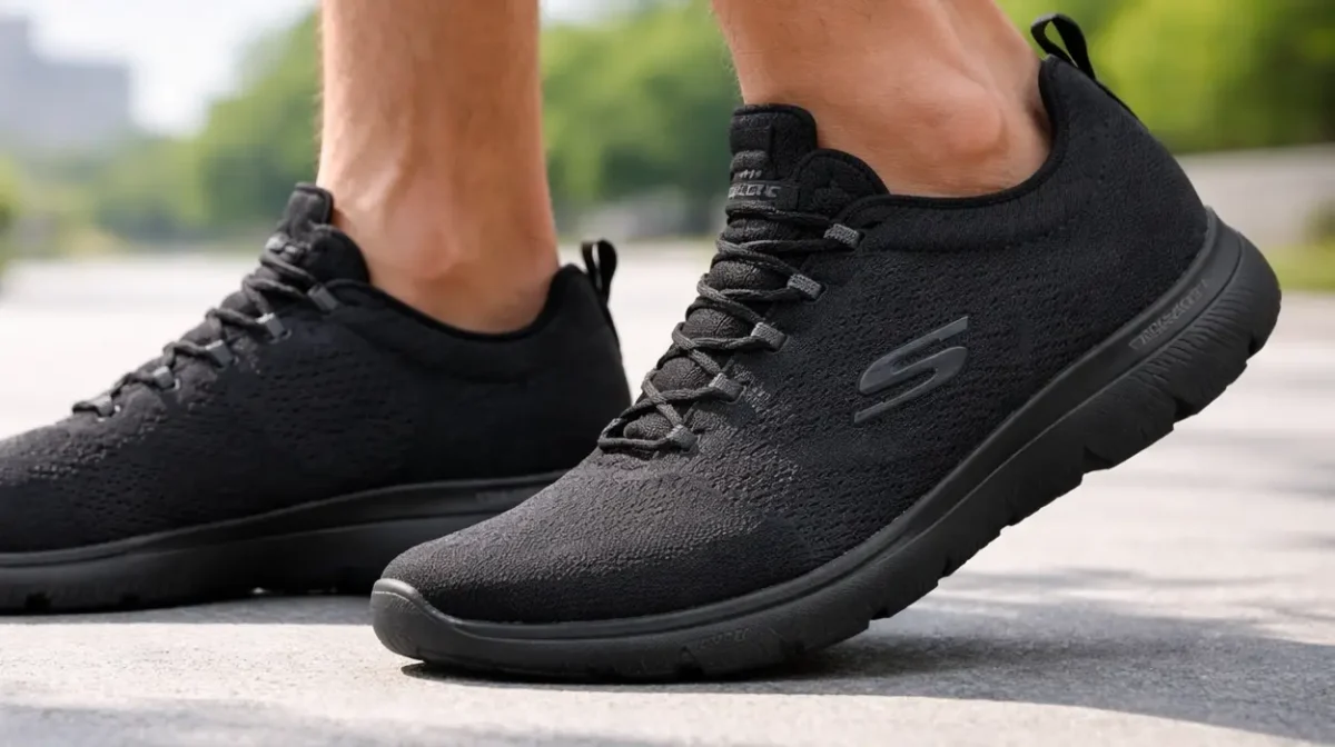 Amazon fulmina el precio de estas Skechers Summits Louvin negras para hombre y hoy bajan a menos de 33€ (-53%)