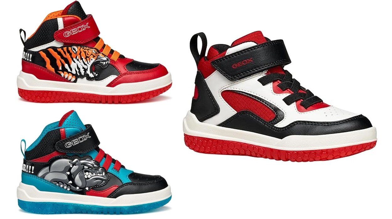 Zapatillas con luces Geox J Buzzerlight Boy para niños