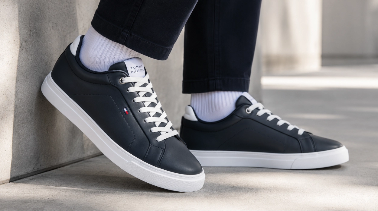 Zapatillas de piel Tommy Hilfiger Icon Court Light para hombre