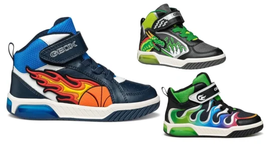 Zapatillas infantiles con luces Geox J Inek Boy