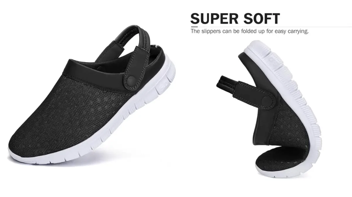 Disfruta del buen tiempo con estos zuecos transpirables y flexibles Saguaro unisex rebajados a sólo 22€