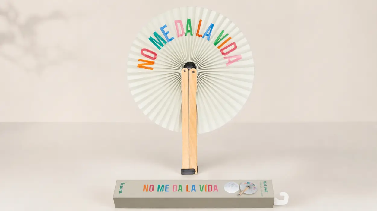 Abanico Fisura plegable de papel