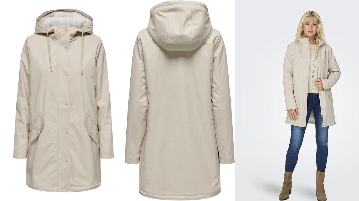 abrigo chubasquero Only Raincoat Onlsally para mujer