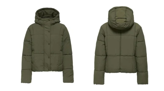 abrigo corto JDY Jdywonder Hood Puffer para mujer