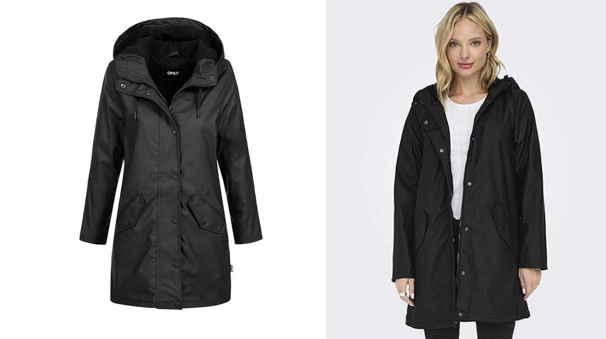 Abrigo impermeable Only Onlsally Otw Noos para mujer
