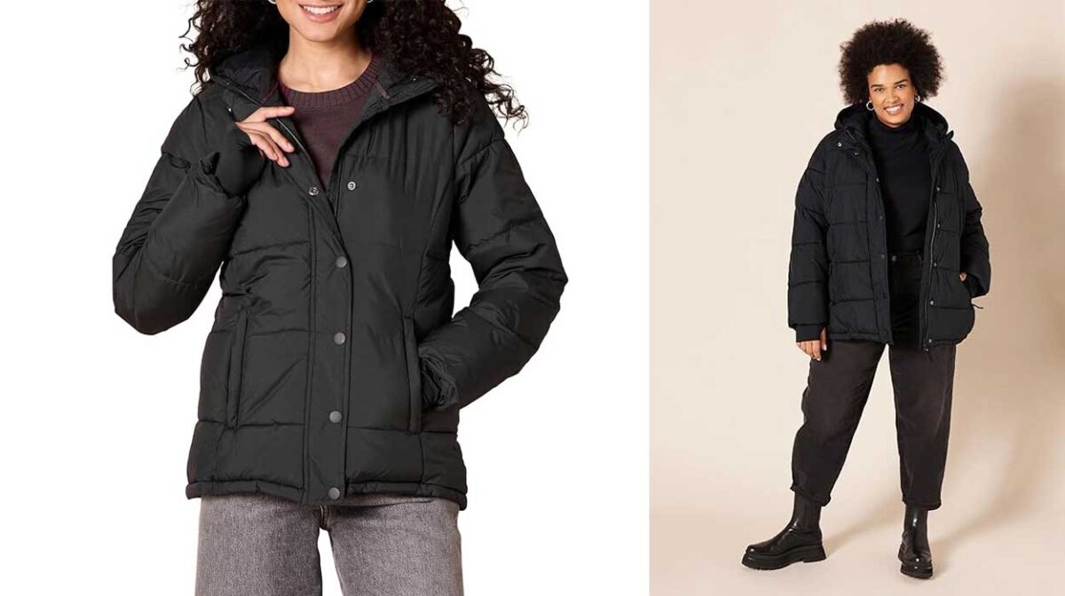 Amazon rebaja este abrigo plumífero en tallas grandes para mujer a un precio totalmente IRRESISTIBLE (73% de descuento)