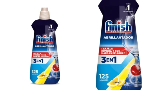 abrillantador Finish limón para lavavajillas de 500 ml