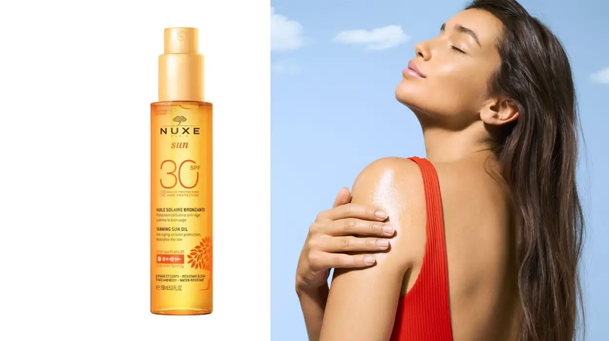 aceite bronceador Nuxe Sun Huile Bronzante Haute Protection Spf30