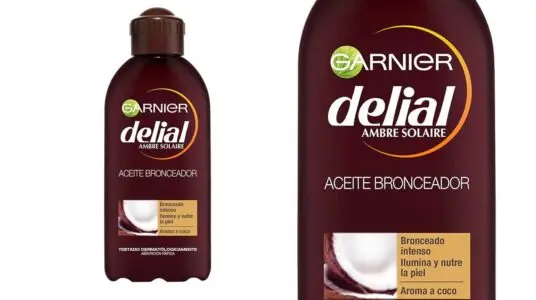aceite bronceador Garnier Delial barato