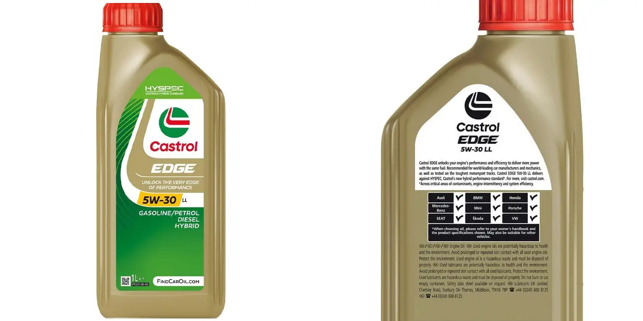 Aceite para motor Castrol EDGE 5W-30 LL de 1 litro