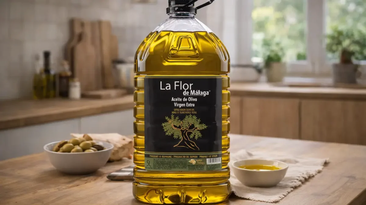 Garrafa Aceite de Oliva Virgen Extra La Flor de Málaga de 5L