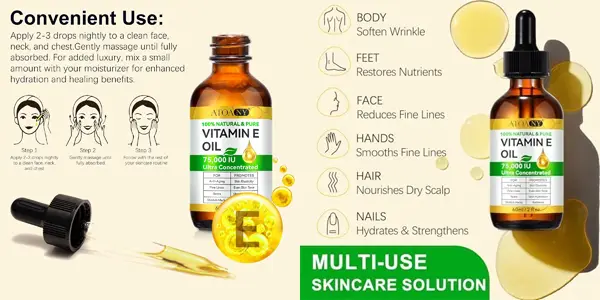 Aceite hidratante ATOA NY con vitamina E