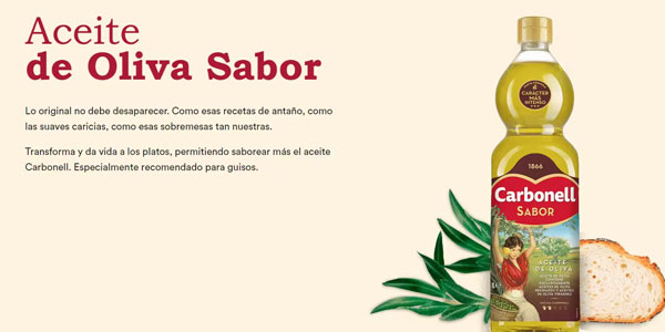 aceite de oliva Carbonell Sabor oferta