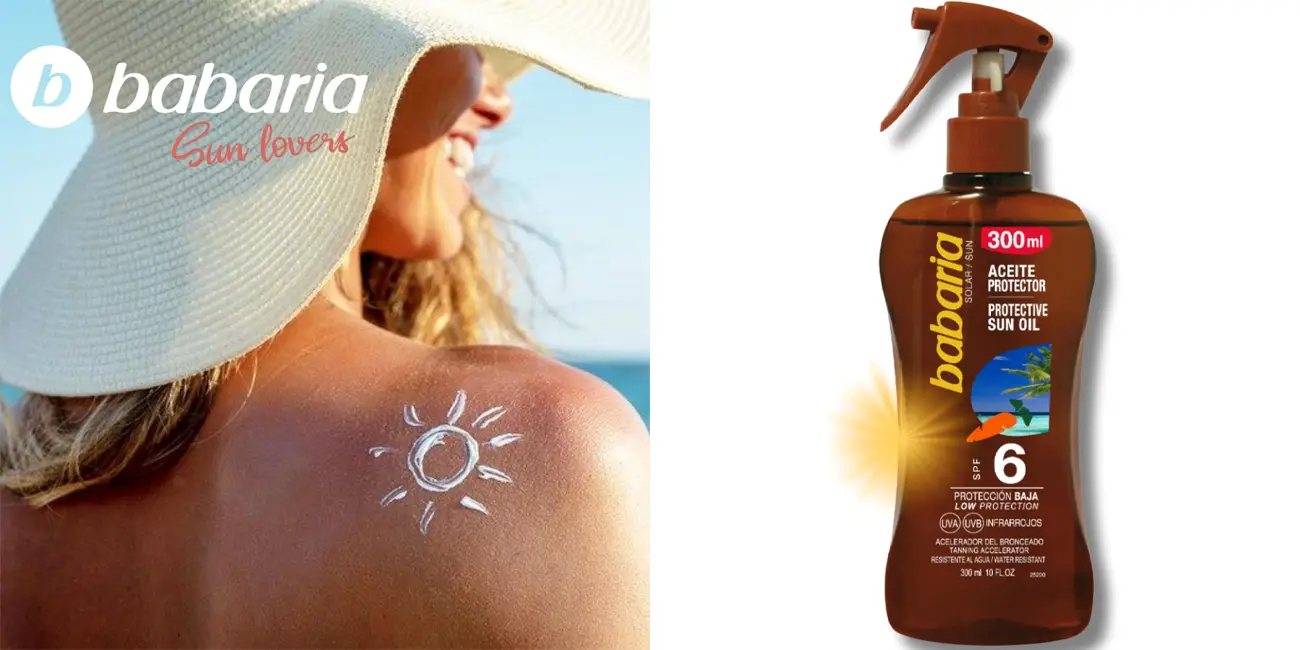 Aceite protector solar Babaria Zanahoria SPF 6