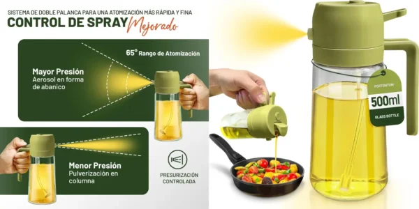 Pulverizador de aceite 2 en 1 Portentum