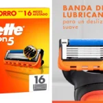 pack de 16 recambios de cuchillas Gillette Fusion5