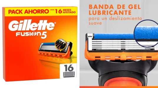 pack de 16 recambios de cuchillas Gillette Fusion5