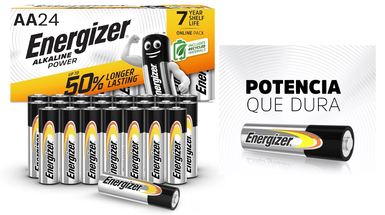 pack de 24 pilas AA Energizer Alkaline Power