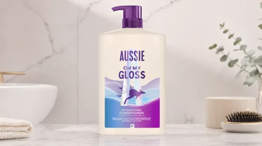 Acondicionador Aussie Oh My Gloss para pelo seco y opaco de 1 l