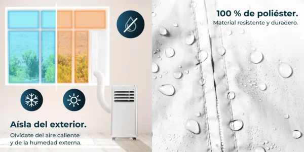 Acople de ventana universal para A/C Cecotec