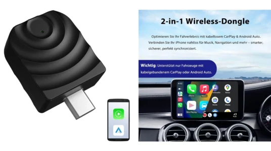 adaptador CarPlay inalámbrico 2 en 1 Astraon