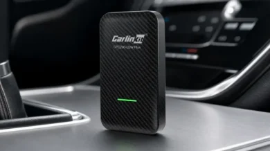 Adaptador Carlinkit 3.0 para CarPlay inalámbrico compatible con Audi, Porsche, Volvo y más