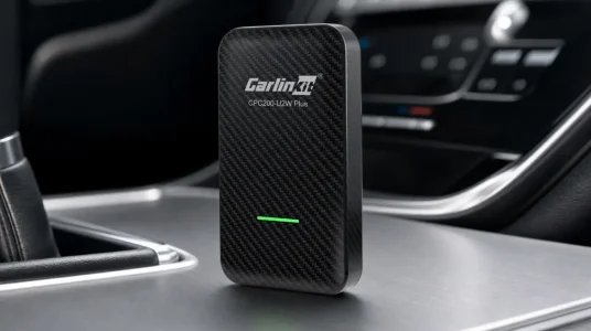 Adaptador Carlinkit 3.0 para CarPlay inalámbrico compatible con Audi, Porsche, Volvo y más