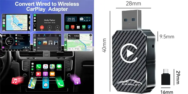Adaptador CarPlay inalámbrico USB