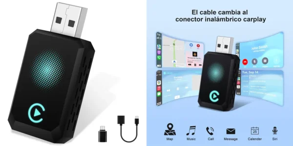 Adaptador CarPlay inalámbrico Letitwell