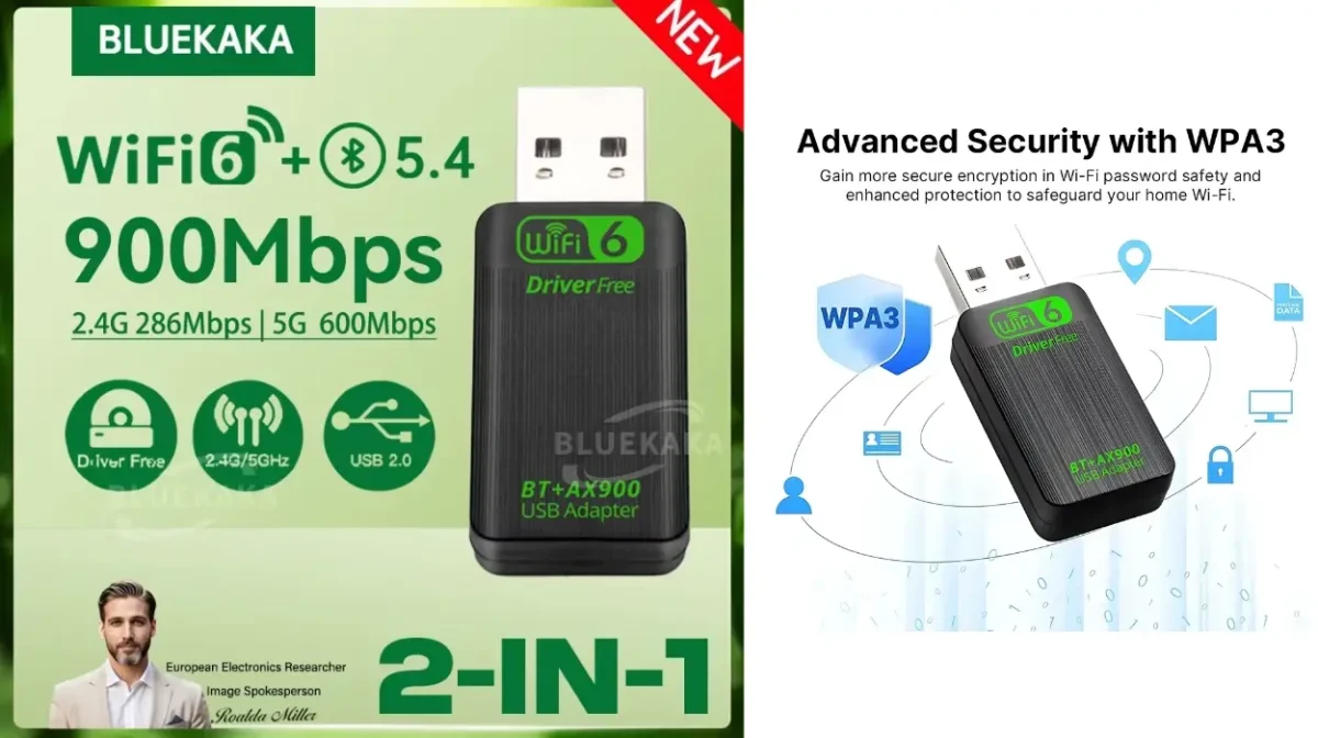 Dale WiFi 6 y Bluetooth 5.4 a tu PC en segundos con este adaptador USB AX900 super barato en AliExpress