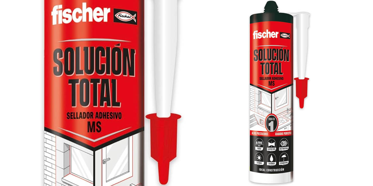 Sellador adhesivo Fischer Solución Total Negro