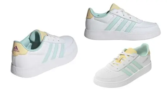 adidas Breaknet Lifestyle Court Lace Shoes infantiles baratas