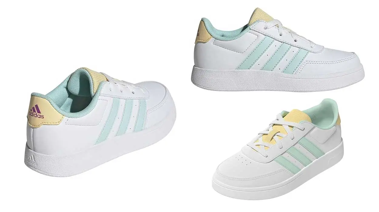 adidas Breaknet Lifestyle Court Lace Shoes infantiles baratas