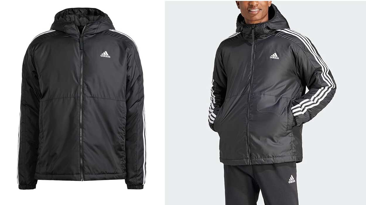 adidas Essentials 3-stripes Insulated Hooded Jacket barata