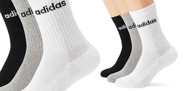 Adidas Cushioned Crew calcetines largos oferta