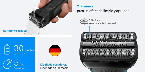 Afeitadora eléctrica Braun Series 3 300S