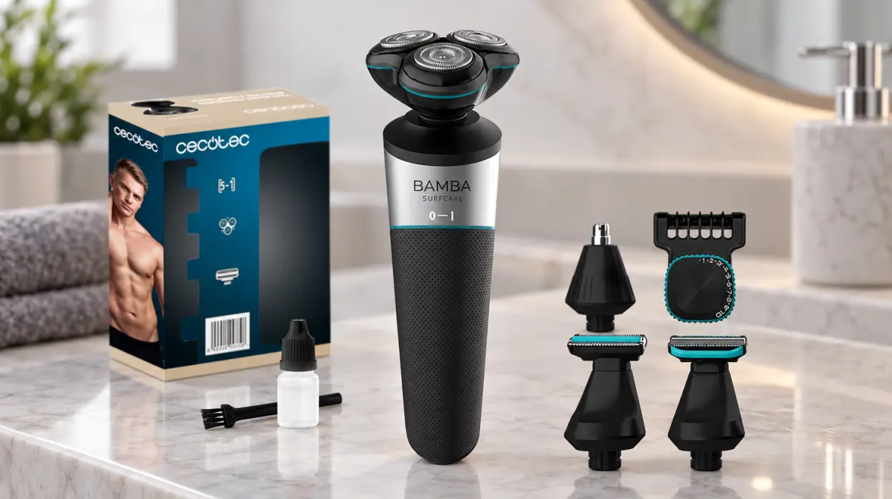 Afeitadora Cecotec PrecisionCare Multigrooming 5 en 1 con 60 min de autonomía