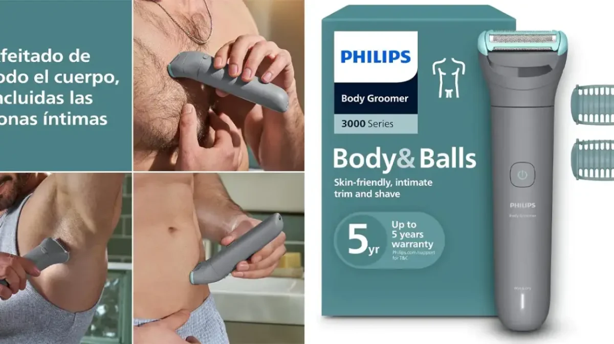 Afeitadora corporal Philips Body & Balls Series 3000