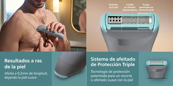 Afeitadora corporal Philips Body & Balls Series 3000