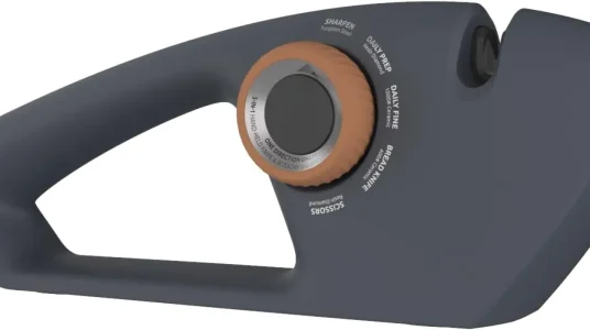 Afilador de cuchillos manual Erised Bifrost con 5 etapas y base antideslizante para cuchillos y tijeras