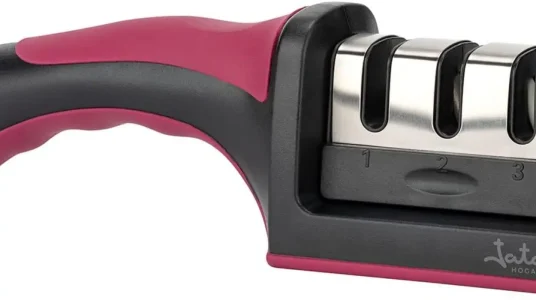 Afilador de cuchillos JATA HACC4541 con mango ergonómico para un afilado efectivo y seguro